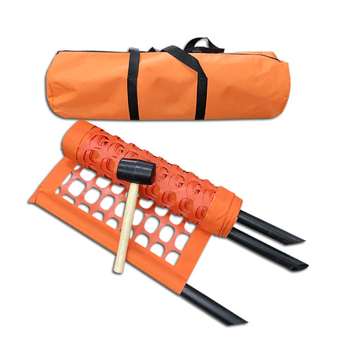 Orange Mesh Kit Fencing