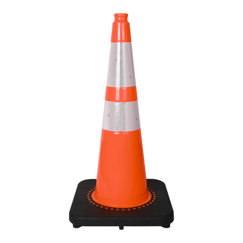 28" pvc traffic cone