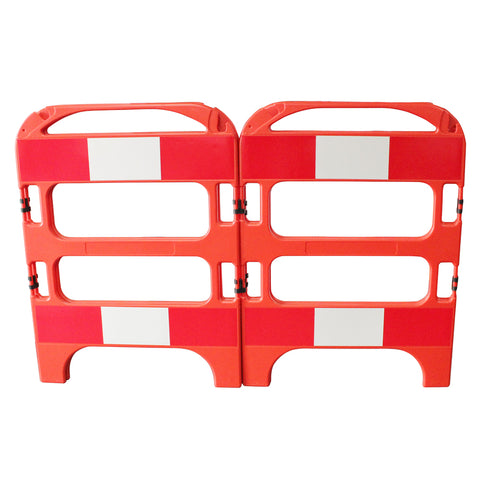 4-Way Portable Manhole Guard Barrier Gate