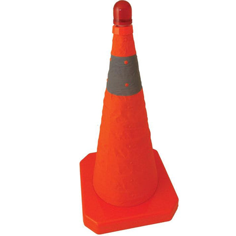 Collapsible Traffic Cones with Flashing Light