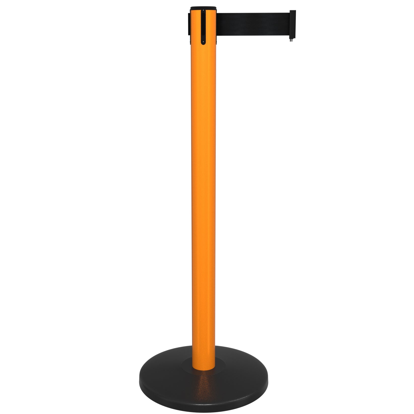 Orange Retractable Belt Queue Barrier,Stanchion