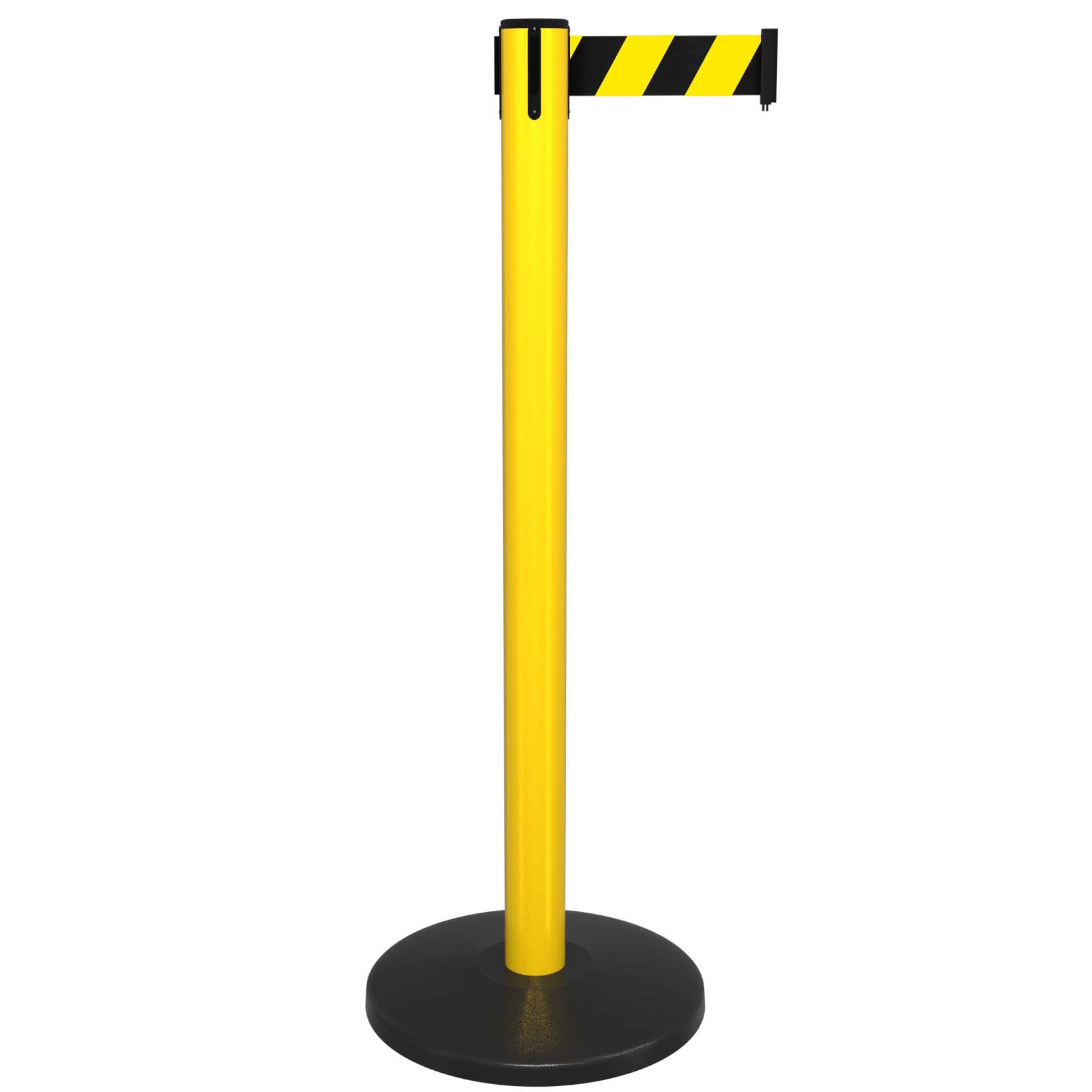 Yellow Retractable Belt Queue Barrier,Stanchion