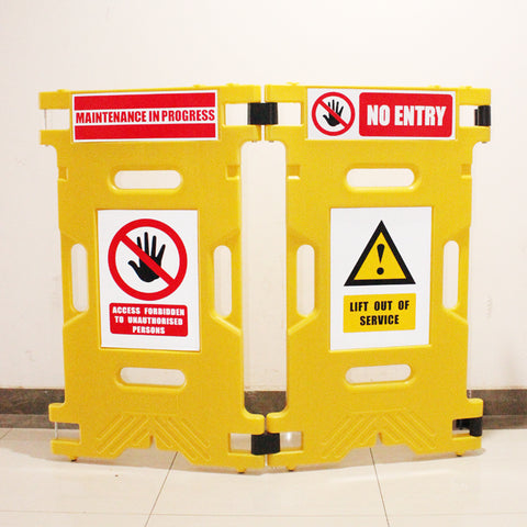 Elevator Maintenance Safety Barrier