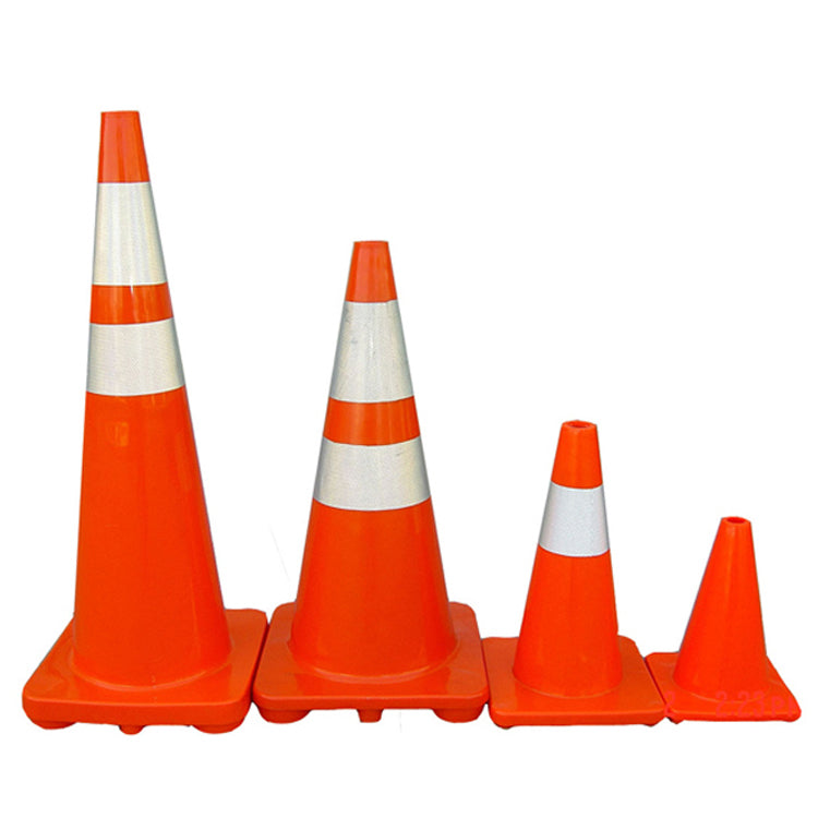 orange pvc traffic cone