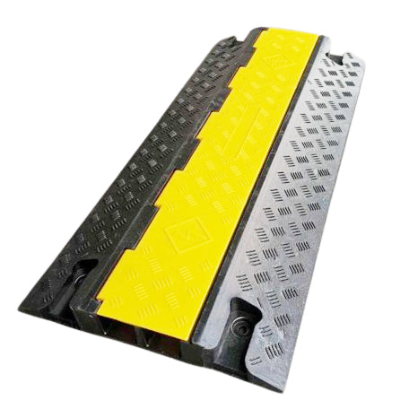 Heavy Duty 2-Channel Rubber Cable Protector Hose Ramp – JACKWIN-Traffic ...