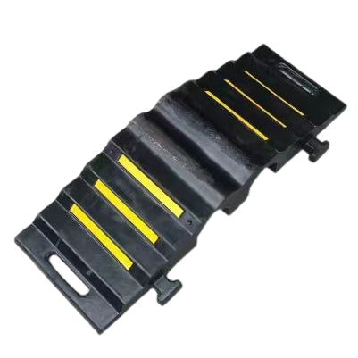 Bridge Protection Ramps 30 Tons Rubber Fire Hose Bridge Protector Ramp Channel Size 90x90mm ...