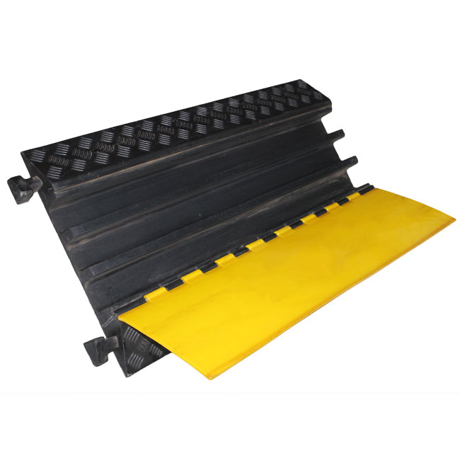 Heavy Duty 3-Channel Rubber Cable Protector Ramp 30 Tons – JACKWIN ...
