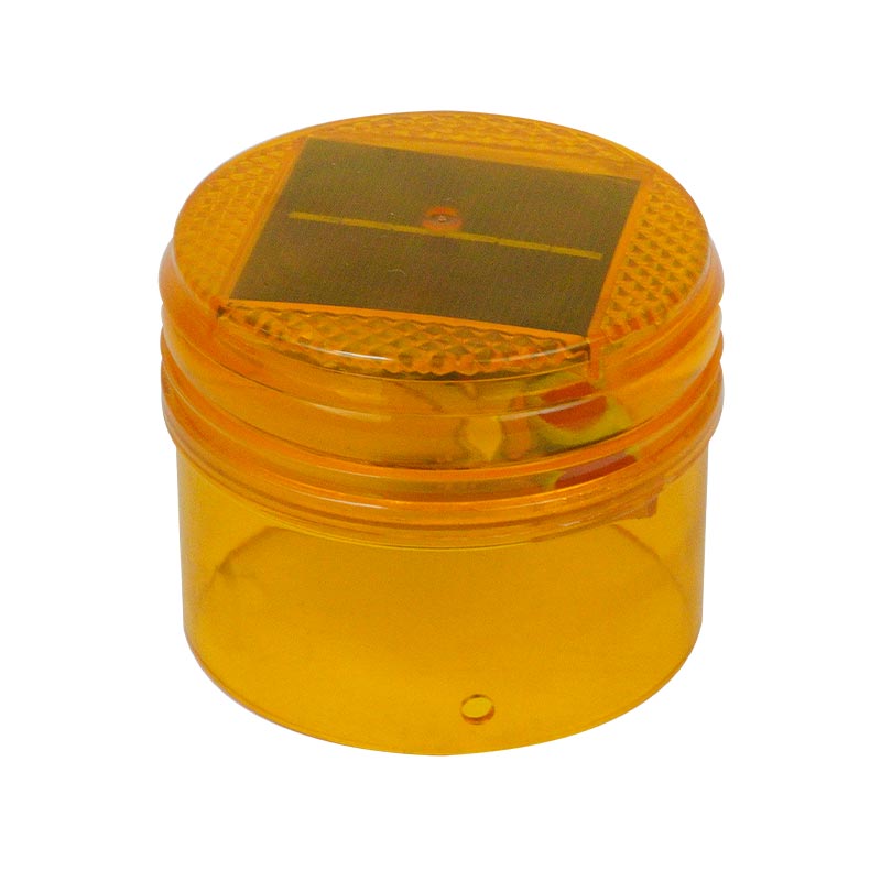 Solar Powered Barricade Flash Light for Delineator Post