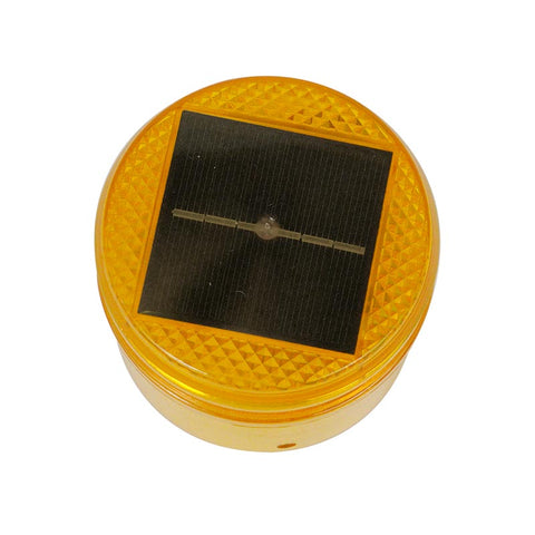 Solar Powered Barricade Flash Light for Delineator Post