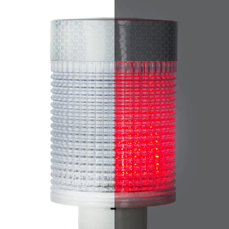 Solar Beacon Warning Light