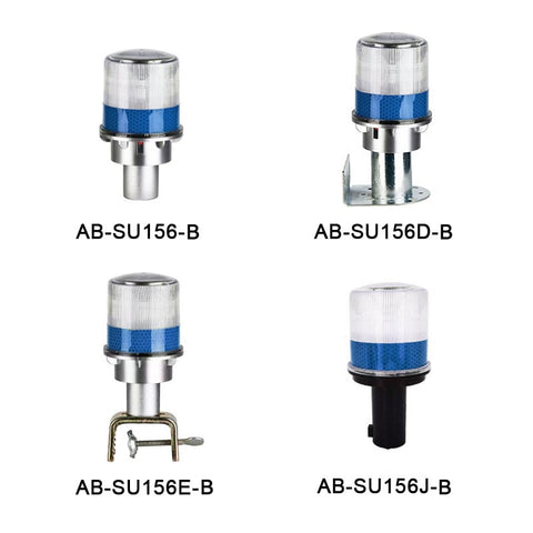 Solar Powered Barricade Warning Light Beacon