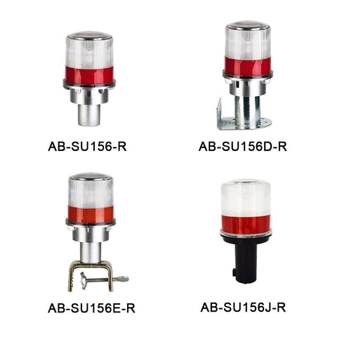 Solar Powered Barricade Warning Light Beacon