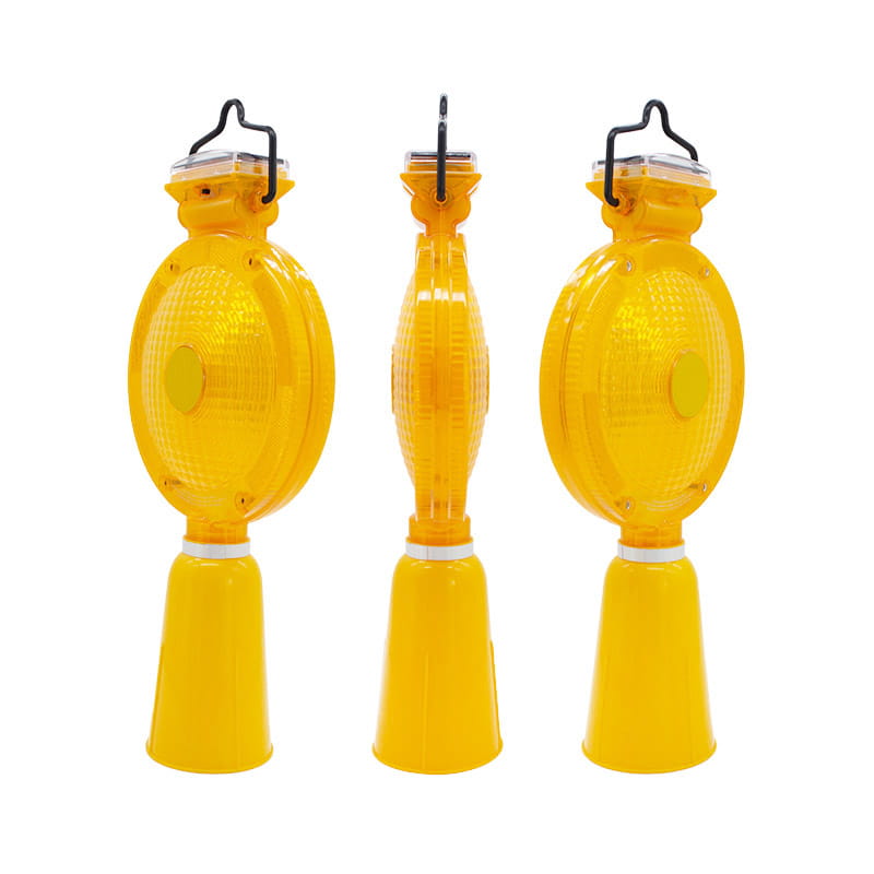 Solar Powered Traffic Cone Warning Light SU250