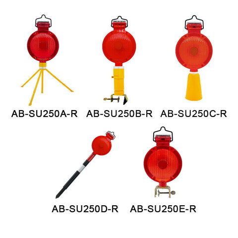 Solar Powered Traffic Cone Warning Light SU250