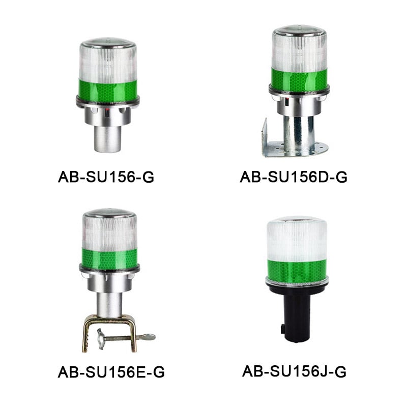 Solar Powered Barricade Warning Light Beacon