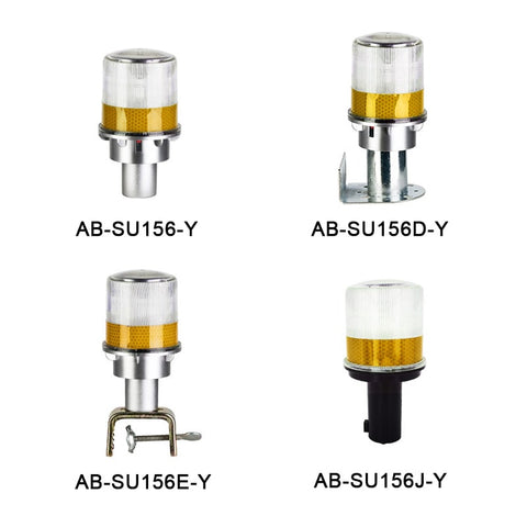 Solar Powered Barricade Warning Light Beacon