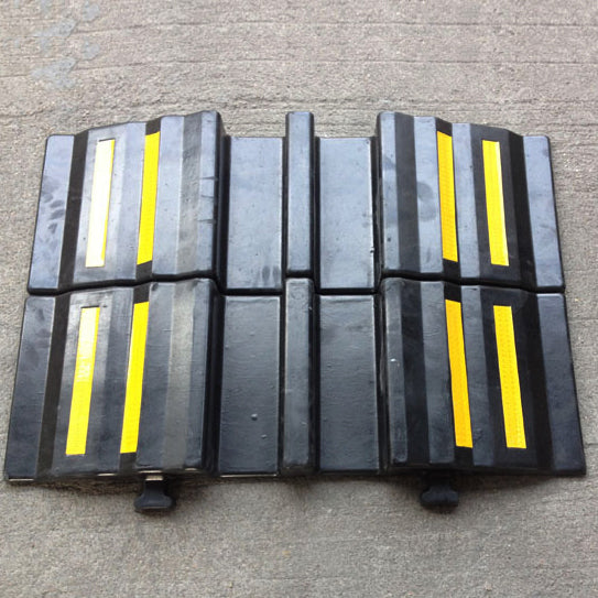 Heavy Duty Rubber Fire Hose Protector Ramp Channel Size 100x70mm ...