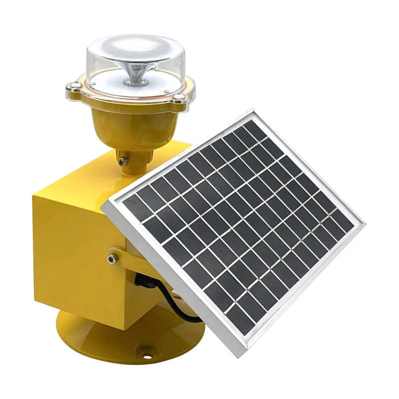 Solar Powered Aviation Obstruction Light