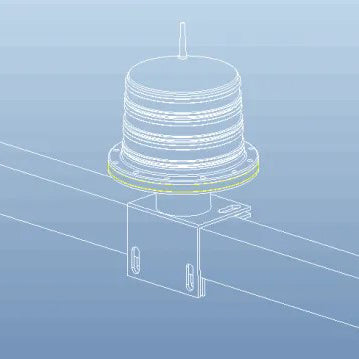 Solar Powered Aviation Obstruction Light