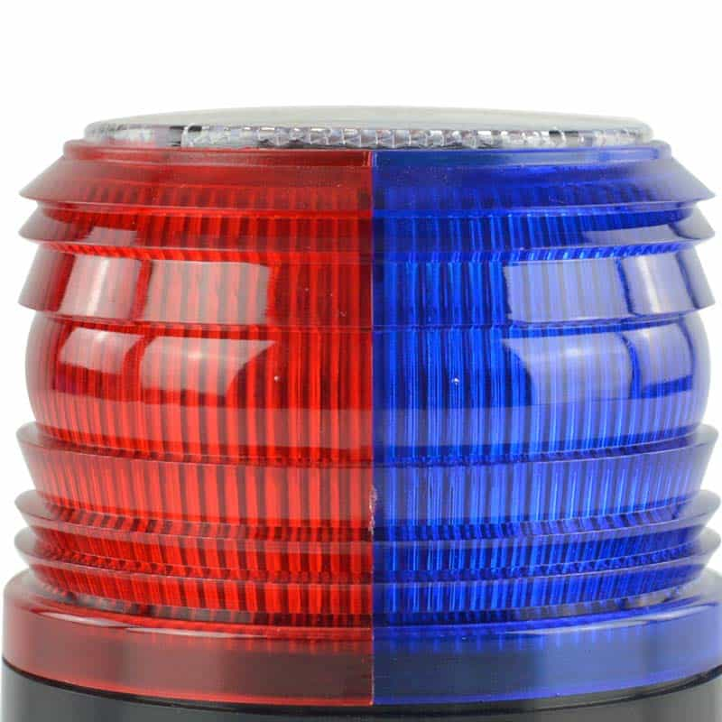 Red and Blue Beacon Lights