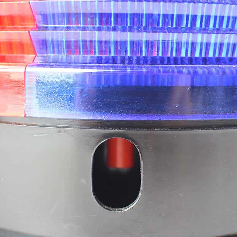 Red and Blue Beacon Lights