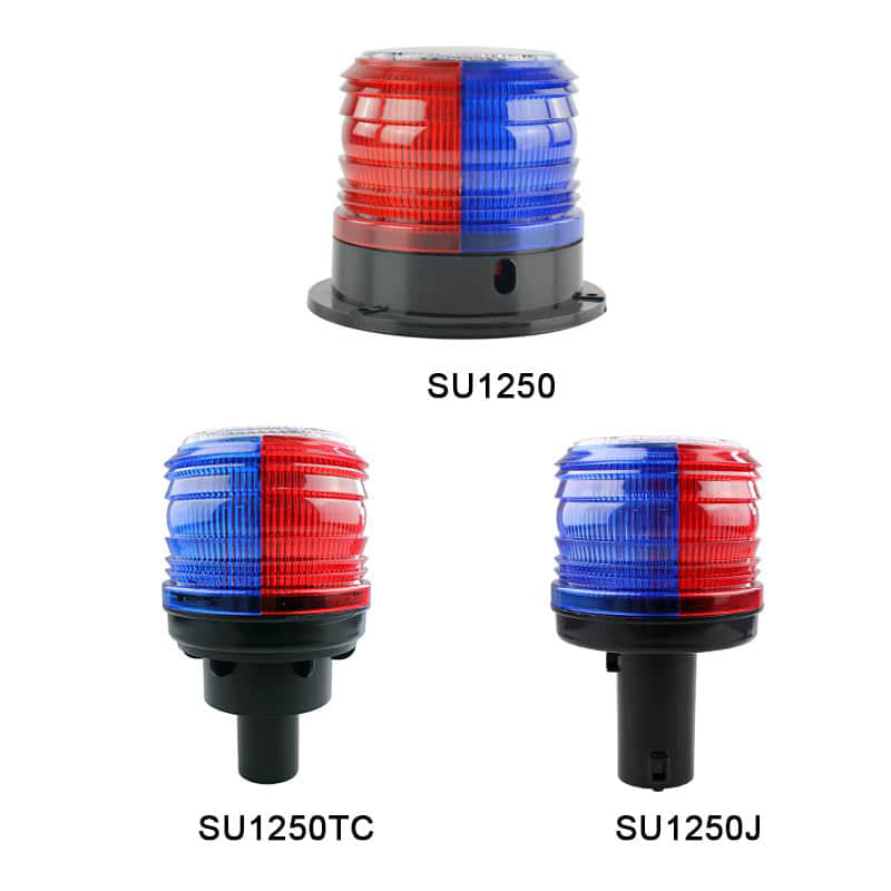 Red and Blue Beacon Lights