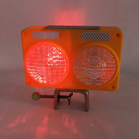 Solar Warning Flash Light