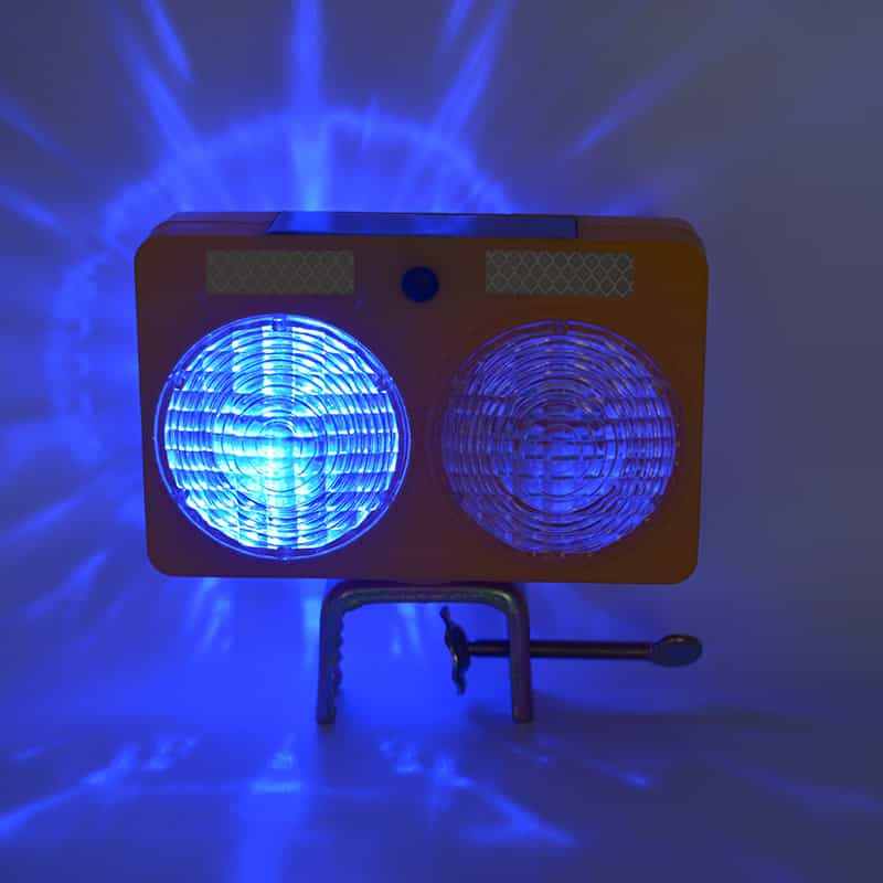 Solar Warning Flash Light