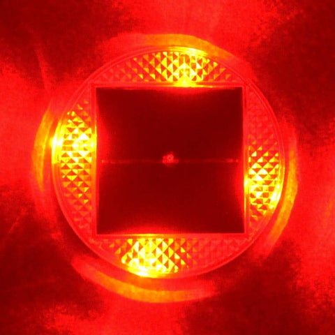 Solar Powered Barricade Warning Light for Traffic Cone