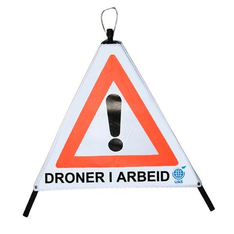 Three Sides Sign Foldable 3 Sides Faces Tripod Warning Sign for Europe Market – JACKWIN ...