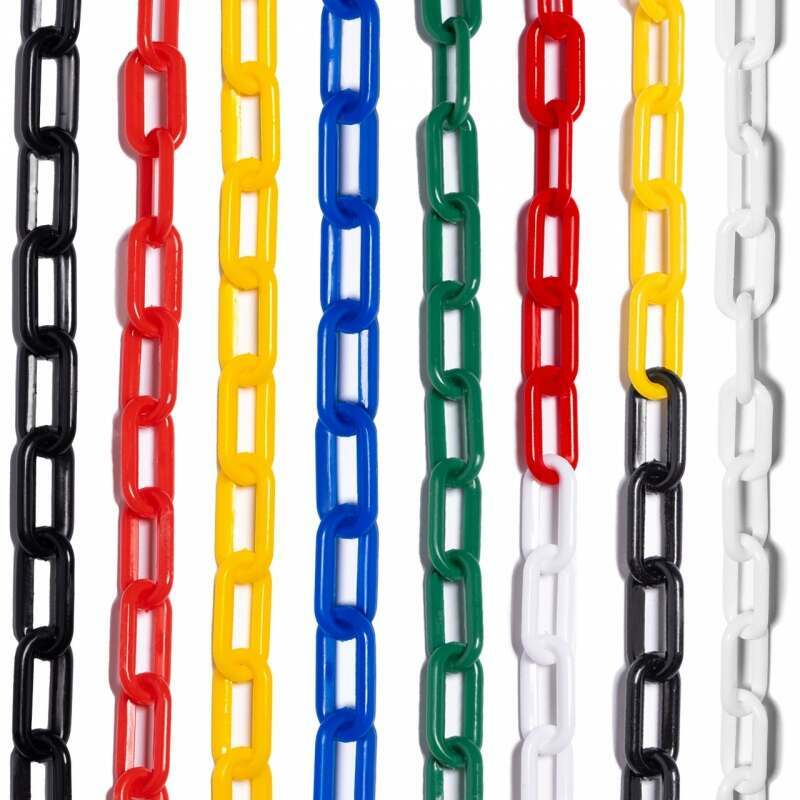 Plastic Barrier Chain - 8', Orange H-3363O