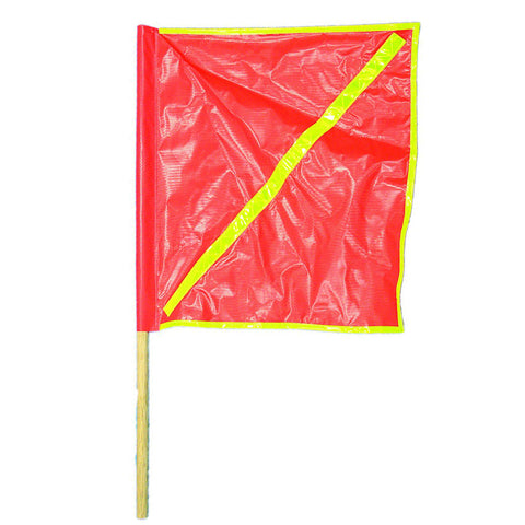 Reflective Orange Safety Flags