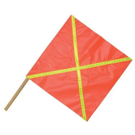 Reflective Orange Safety Flags