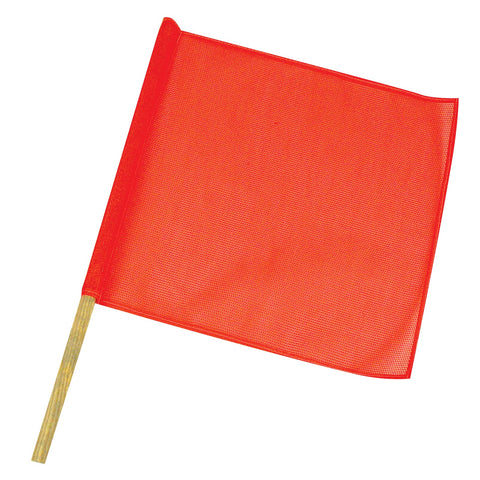 18" Flurocent Orange Mesh Traffic Safety Flags